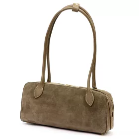 Luka 24-083 drapp női bőr válltáska 34 x 17 x 9 cm