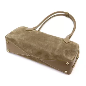 Luka 24-083 drapp női bőr válltáska 34 x 17 x 9 cm