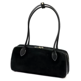 Luka 24-083 fekete női bőr válltáska 34 x 17 x 9 cm