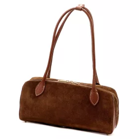 Luka 24-083 konyak női bőr válltáska 34 x 17 x 9 cm