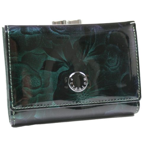 Peterson PTN PS15-09-FDS zöld női pénztárca 12 x 9.5 x 2.8 cm