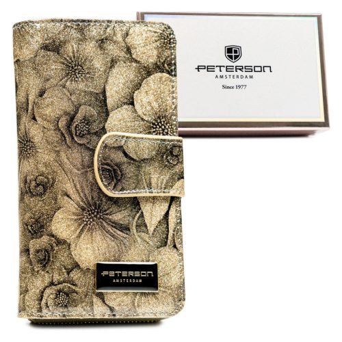 Peterson PTN PS116-FDS bézs női pénztárca 16 x 11 x 4 cm 