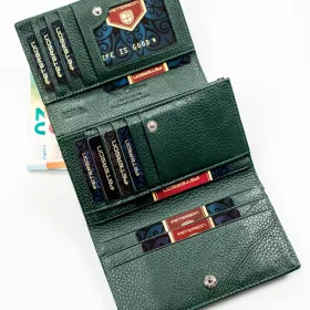   Peterson PTN PS112-FDS kék női pénztárca 14,5 x 9,5 x 3 cm
