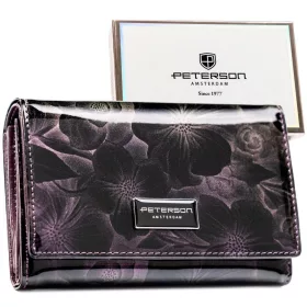   Peterson PTN PS112-FDS lila női pénztárca 14,5 x 9,5 x 3 cm