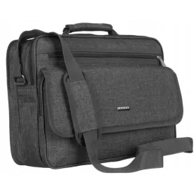   Rovicky R-6528 szürke aktatáska, laptoptáska 15,6" 40 x 30 x 16 cm