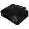 Peterson PTN LAP-1703 fekete rostbőr aktatáska, laptoptáska 40 x 30 x 8 cm