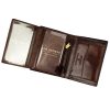 Mato Grosso 0859-25 RFID barna férfi bőr pénztárca 10 x 13 x 3 cm
