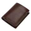 Mato Grosso 0859-25 RFID barna férfi bőr pénztárca 10 x 13 x 3 cm