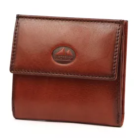   EL FORREST 1500-29 RFID konyak férfi bőr pénztárca 10 x 9 x 2.5 cm