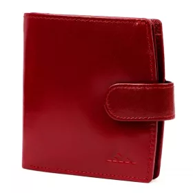   EL FORREST 2232-480 RFID piros női bőr pénztárca 10 x 10 x 2.5 cm
