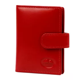   EL FORREST 7000-47 RFID piros női bőr kártyatartó 8.5 x 10.5 x 1.5 cm
