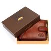 EL FORREST 850-29 RFID barna férfi bőr pénztárca 11.5 x 9.5 x 3 cm 