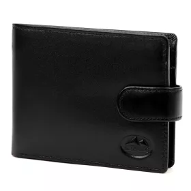   EL FORREST 850-67 RFID fekete férfi bőr pénztárca 11,5 x 9,5 x 3 cm
