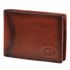   EL FORREST 851/A-29 RFID barna férfi bőr pénztárca 11 x 8 x 2,5 cm