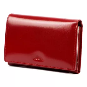  EL FORREST 873-480 RFID piros női bőr pénztárca 13 x 9.5 x 3 cm