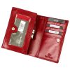 EL FORREST 873-480 RFID piros női marhabőr pénztárca 13 x 9.5 x 3 cm
