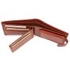 EL FORREST 875-29 RFID barna férfi marhabőr pénztárca 12.5 x 10 x 3 cm