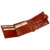 EL FORREST 877-29 RFID barna férfi marhabőr pénztárca 11.5 x 9.2 x 3 cm