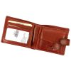 EL FORREST 877-29 RFID barna férfi marhabőr pénztárca 11.5 x 9.2 x 3 cm
