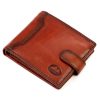 EL FORREST 877-29 RFID barna férfi marhabőr pénztárca 11.5 x 9.2 x 3 cm