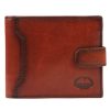 EL FORREST 877-29 RFID barna férfi marhabőr pénztárca 11.5 x 9.2 x 3 cm
