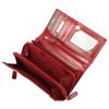 EL FORREST 920-480 RFID piros női bőr pénztárca 16.5 x 8.5 x 3.5 cm 