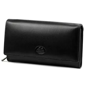   EL FORREST 920-67 RFID fekete női bőr pénztárca 16.5 x 8.5 x 3.5 cm