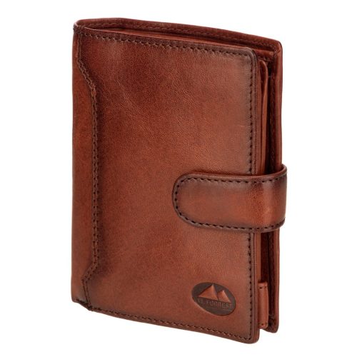 EL FORREST 932-29 RFID barna férfi bőr pénztárca 10 x 13 x 3 cm 