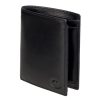 EL FORREST 933-67 RFID fekete férfi bőr pénztárca 10.5 x 13 x 3 cm