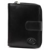 EL FORREST 975-67 RFID fekete női bőr pénztárca 9.5 x 11.5 x 3.5 cm 