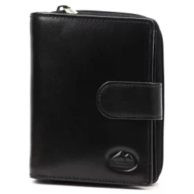   EL FORREST 975-67 RFID fekete női bőr pénztárca 9.5 x 11.5 x 3.5 cm