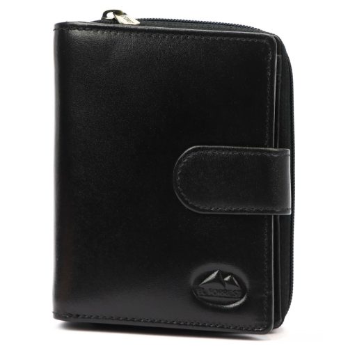 EL FORREST 975-67 RFID fekete női bőr pénztárca 9.5 x 11.5 x 3.5 cm 