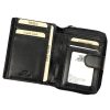 EL FORREST 975-67 RFID fekete női bőr pénztárca 9.5 x 11.5 x 3.5 cm 