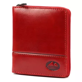   EL FORREST 991-401 RFID piros női bőr pénztárca 10 x 11 x 2 cm