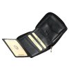 EL FORREST 991-67 RFID fekete női bőr pénztárca 10 x 11 x 2 cm 