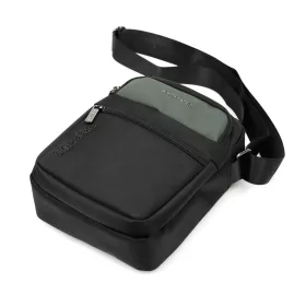  Pierre Cardin 2061 ALAN09 fekete-zöld férfi oldaltáska 20 x 24 x 9 cm