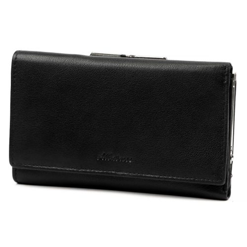 Albatross GN LW-M03 fekete női bőr pénztárca 15 x 9.5 x 2.5 cm 