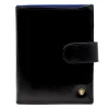 Rovicky N4L-RVT-2 RFID fekete-kék férfi bőr pénztárca 10 x 13.3 x 2.5 cm