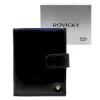 Rovicky N4L-RVT-2 RFID fekete-kék férfi bőr pénztárca 10 x 13.3 x 2.5 cm