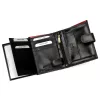 Rovicky N4L-RVT-2 RFID fekete-piros férfi bőr pénztárca 10 x 13.3 x 2.5 cm