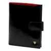 Rovicky N4L-RVT-2 RFID fekete-piros férfi bőr pénztárca 10 x 13.3 x 2.5 cm