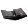 Pierre Cardin YS605 326 fekete-piros férfi bőr pénztárca 10 x 13 x 3 cm 