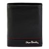 Pierre Cardin YS605 326 fekete-piros férfi bőr pénztárca 10 x 13 x 3 cm 