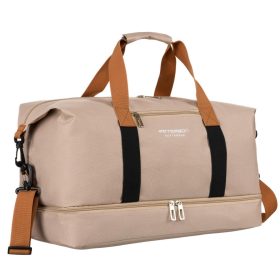 Peterson PTN 23145 bézs utazótáska 47 x 30 x 27 cm