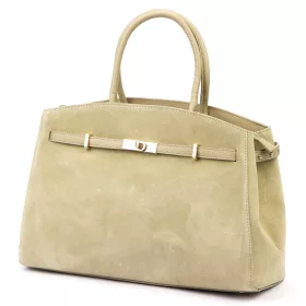   Luka 24-084 bézs női bőr kézitáska, válltáska 41 x 28 x 16 cm