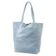 Patrizia 419-013-05 világoskék női bőr válltáska 38 x 38 x 13 cm