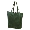 Patrizia 419-013-05 zöld női bőr válltáska 38 x 38 x 13 cm