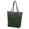 Patrizia 419-013-05 zöld női bőr válltáska 38 x 38 x 13 cm