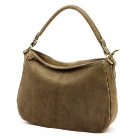   Luka 24-085 drapp női bőr kézitáska, válltáska 31 x 23 x 8 cm