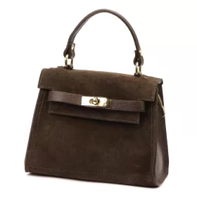   Luka 24-088 barna női bőr kézitáska, válltáska 23 x 18 x 12 cm